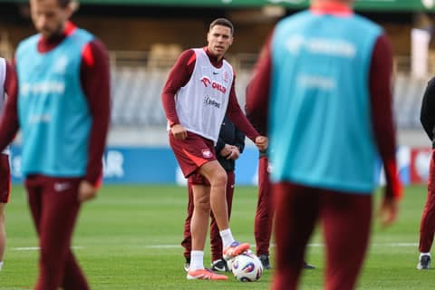 Football. Poland national team. Training. 11.10.2025