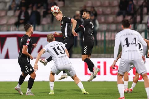Football. Betclic I Liga. Polonia Warszawa - Stal Rzeszow. 03.10.2025