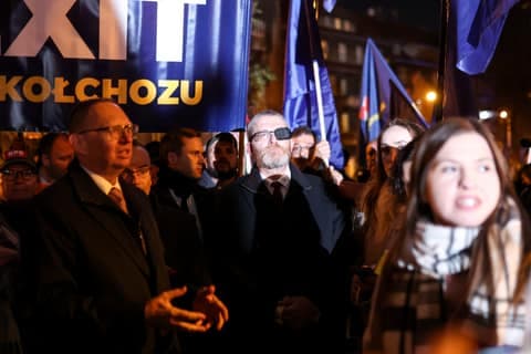 Trade Unions Protest Against Government Policy Towards Industrial Sector. Katowice. 04.11.2025