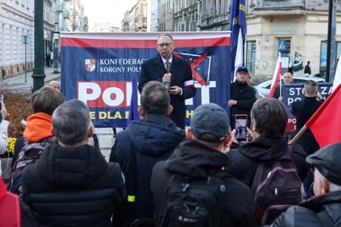 Trade Unions Protest Against Government Policy Towards Industrial Sector. Katowice. 04.11.2025