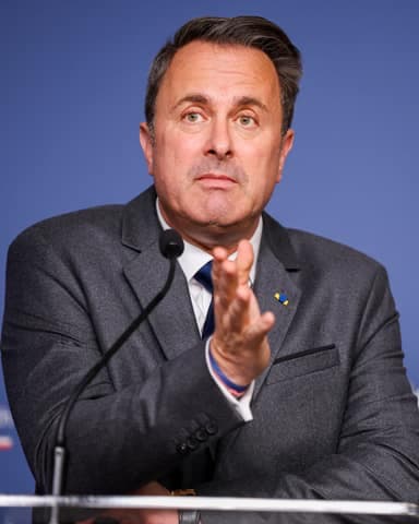 Deputy Prime Minister Radoslaw Sikorski. Press Conference with Xavier Bettel. 29.01.2026