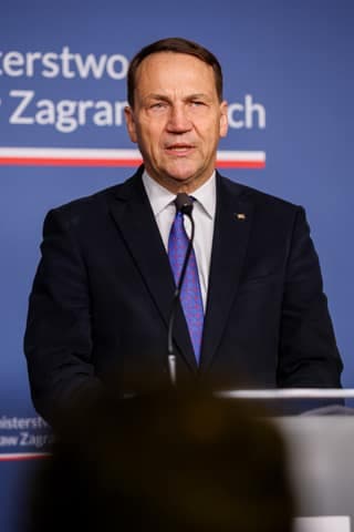 Deputy Prime Minister Radoslaw Sikorski. Press Conference with Xavier Bettel. 29.01.2026