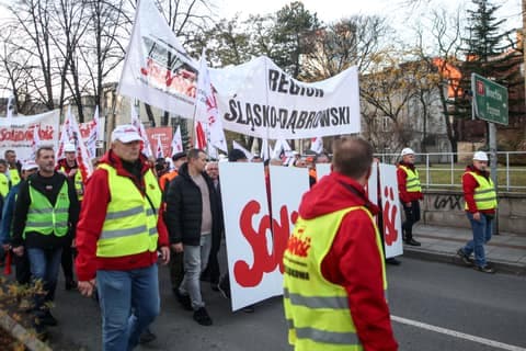 Trade Unions Protest. Katowice. 04.11.2025
