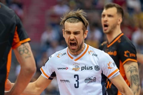 Volleyball. Tauron Puchar Polski. Jastrzebski Wegiel - Aluron CMC Warta. 13.04.2025