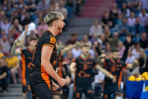 Volleyball. Tauron Puchar Polski. Jastrzebski Wegiel - Aluron CMC Warta. 13.04.2025