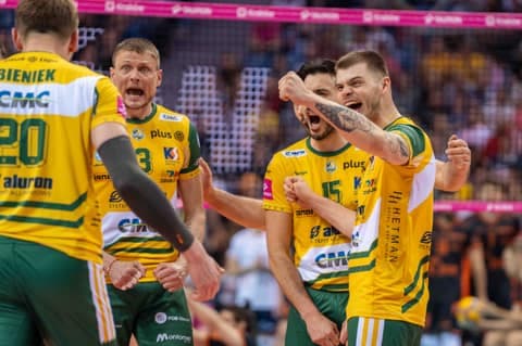 Volleyball. Tauron Puchar Polski. Jastrzebski Wegiel - Aluron CMC Warta. 13.04.2025