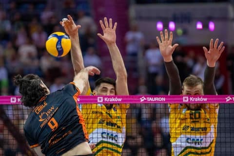 Volleyball. Tauron Puchar Polski. Jastrzebski Wegiel - Aluron CMC Warta. 13.04.2025