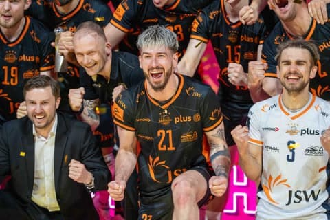 Volleyball. Tauron Puchar Polski. Jastrzebski Wegiel - Aluron CMC Warta. 13.04.2025
