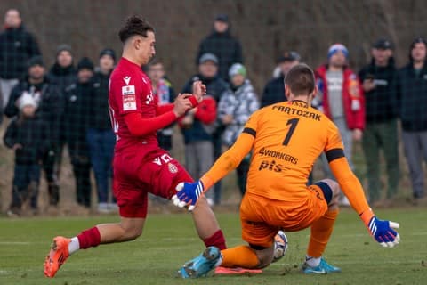 Football. Friendly Match. Wisla Krakow - Hutnik Krakow. 08.02.2025