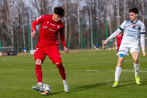 Football. Friendly Match. Wisla Krakow - Hutnik Krakow. 08.02.2025