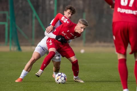 Football. Friendly Match. Wisla Krakow - Hutnik Krakow. 08.02.2025