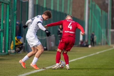 Football. Friendly Match. Wisla Krakow - Hutnik Krakow. 08.02.2025