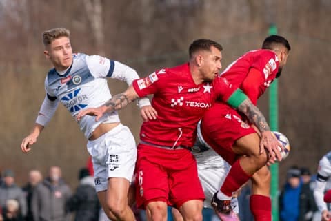Football. Friendly Match. Wisla Krakow - Hutnik Krakow. 08.02.2025