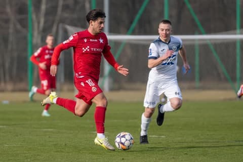 Football. Friendly Match. Wisla Krakow - Hutnik Krakow. 08.02.2025
