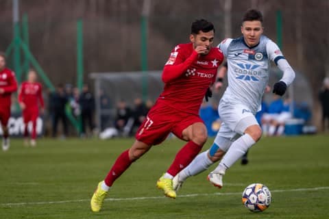 Football. Friendly Match. Wisla Krakow - Hutnik Krakow. 08.02.2025