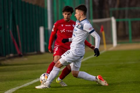 Football. Friendly Match. Wisla Krakow - Hutnik Krakow. 08.02.2025