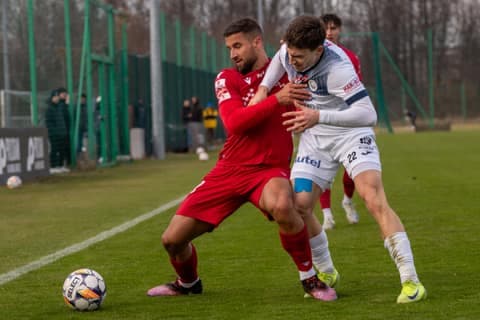 Football. Friendly Match. Wisla Krakow - Hutnik Krakow. 08.02.2025