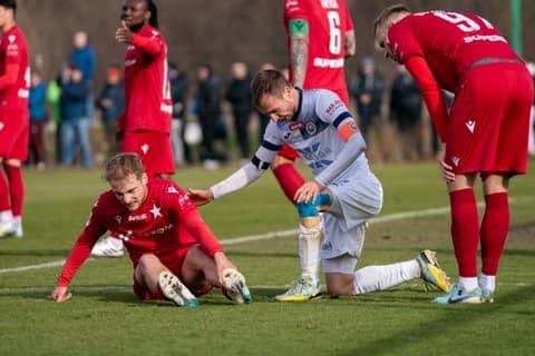 Football. Friendly Match. Wisla Krakow - Hutnik Krakow. 08.02.2025