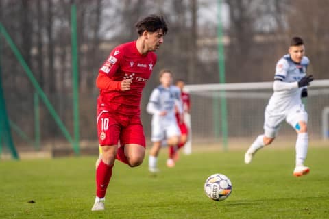 Football. Friendly Match. Wisla Krakow - Hutnik Krakow. 08.02.2025