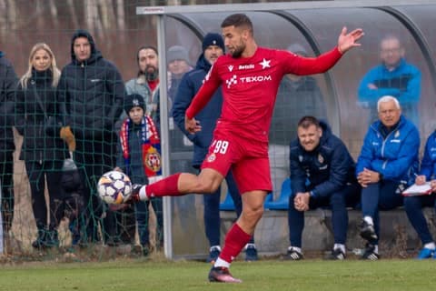 Football. Friendly Match. Wisla Krakow - Hutnik Krakow. 08.02.2025