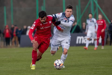 Football. Friendly Match. Wisla Krakow - Hutnik Krakow. 08.02.2025