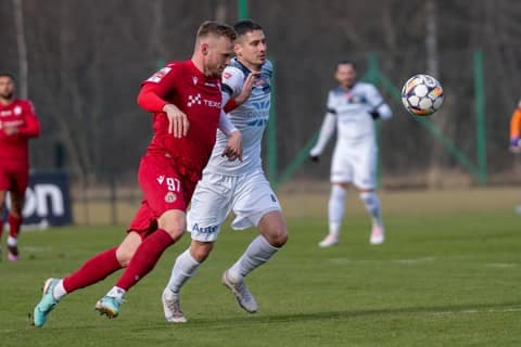 Football. Friendly Match. Wisla Krakow - Hutnik Krakow. 08.02.2025