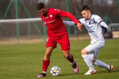 Football. Friendly Match. Wisla Krakow - Hutnik Krakow. 08.02.2025