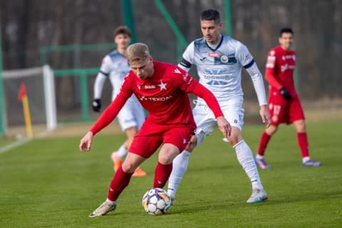 Football. Friendly Match. Wisla Krakow - Hutnik Krakow. 08.02.2025