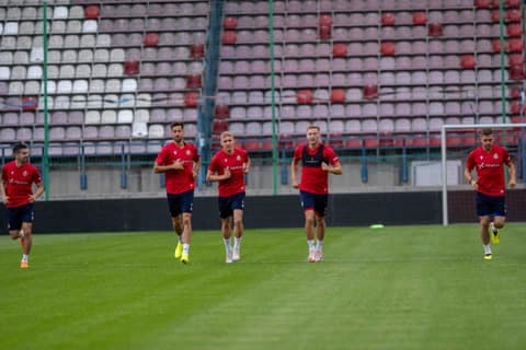 Football. Wisla Krakow. Training. 14.08.2024