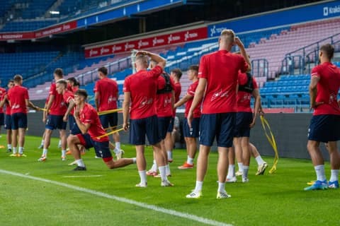 Football. Wisla Krakow. Training. 14.08.2024