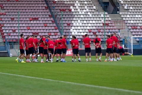 Football. Wisla Krakow. Training. 14.08.2024