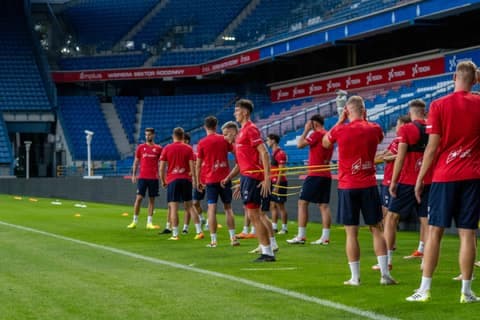 Football. Wisla Krakow. Training. 14.08.2024