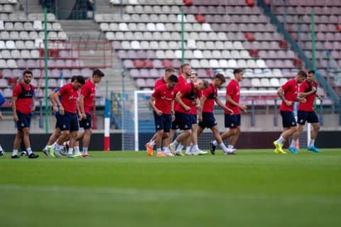 Football. Wisla Krakow. Training. 14.08.2024