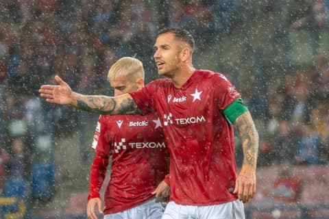 Football. Betlic 1 Liga. Wisla Krakow - Warta Poznan. 13.09.2024
