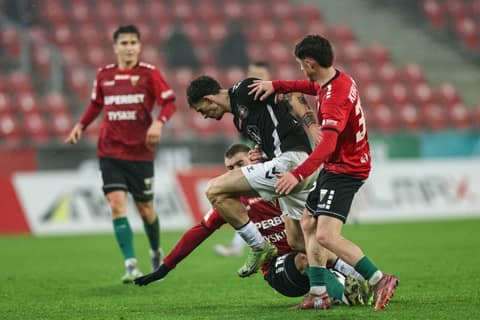 Football. Betclic I Liga. GKS Tychy - Polonia Warszawa. 05.12.2025