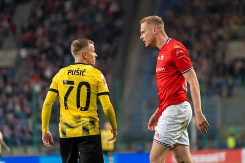 Football. Betclic 1 Liga. Wisla Krakow - Ks Wieczysta Krakow. 02.10.2025
