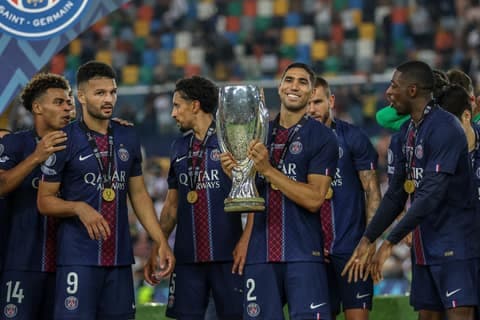 Football. UEFA Supercup. Paris Saint-Germain - Tottenham Hotspur. 13.08.2025
