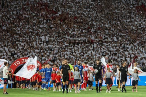 Football. Champions League. Crvena Zvezda - Lech Poznan. 12.08.2025