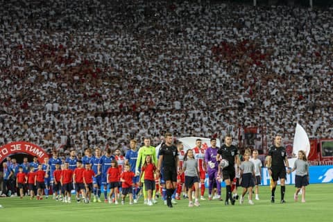 Football. Champions League. Crvena Zvezda - Lech Poznan. 12.08.2025