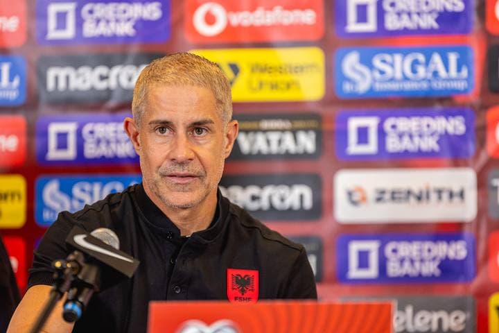 Football. Albania. Press Conference. 25.03.2026