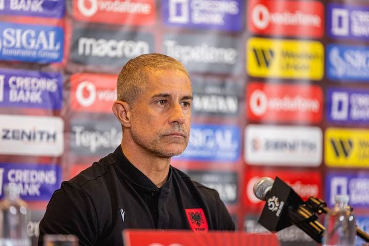 Football. Albania. Press Conference. 25.03.2026