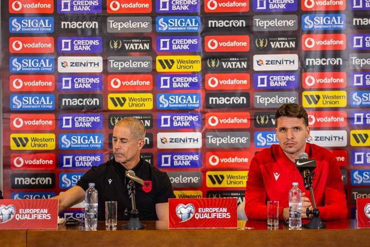 Football. Albania. Press Conference. 25.03.2026