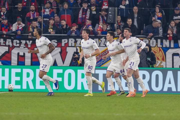 Football. UEFA Conference League. Rakow Czestochowa - Fiorentina. 19.03.2026