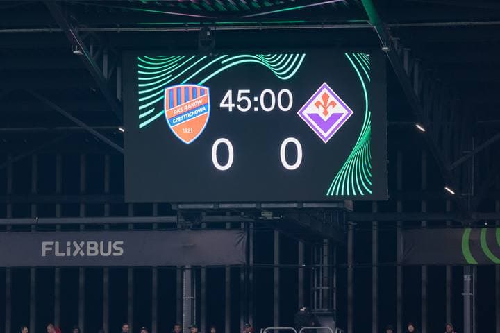 Football. UEFA Conference League. Rakow Czestochowa - Fiorentina. 19.03.2026
