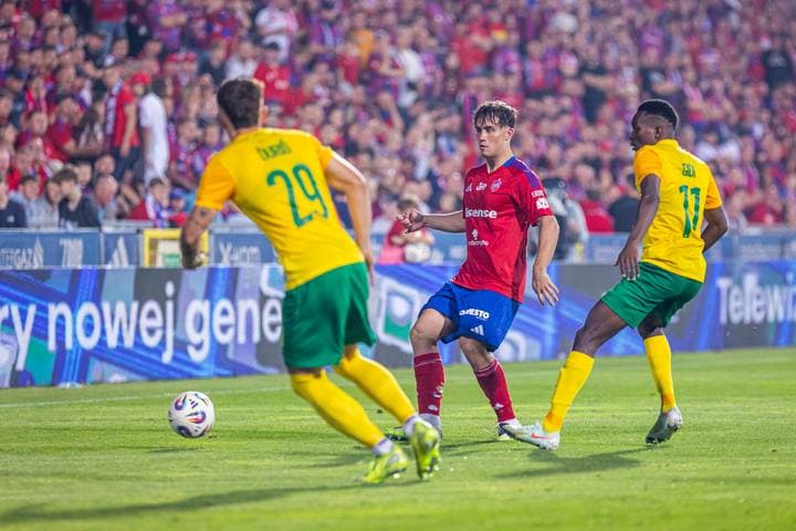 Football. UEFA Conference League. Rakow Czestochowa - MSK Zilina. 24.07.2025