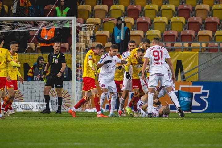 Football. PKO BP Ekstraklasa. Jagiellonia Bialystok - Rakow Czestochowa. 10.11.2024