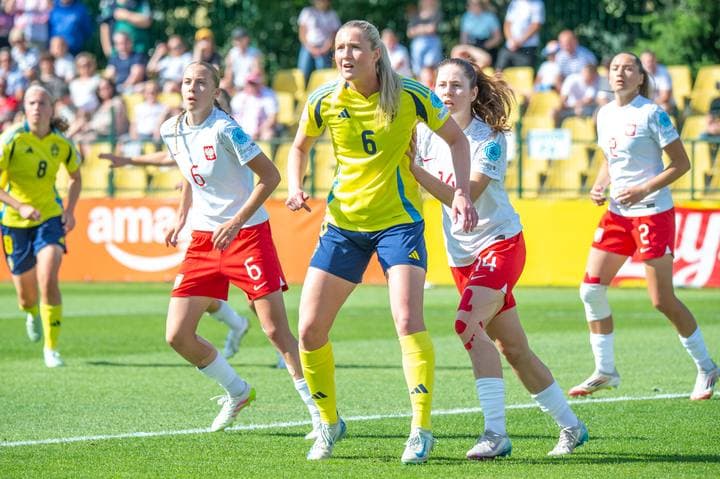 Football. Women's U19 European Championship. Sweden - Poland. 21.06.2025