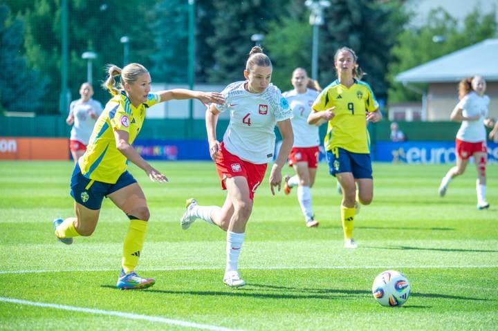 Football. Women's U19 European Championship. Sweden - Poland. 21.06.2025
