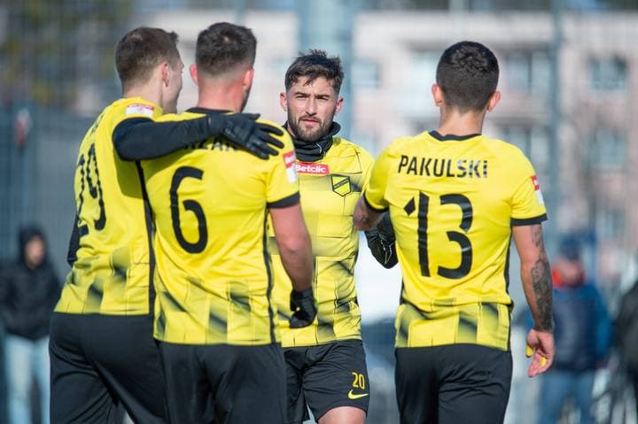 Football. Betclic 1/2 Liga. Stal Stalowa Wola - KS Wieczysta Krakow. 07.02.2025