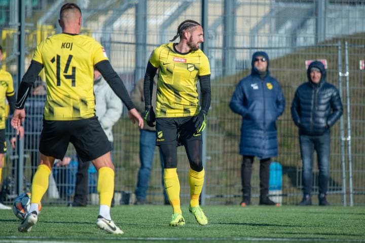 Football. Betclic 1/2 Liga. Stal Stalowa Wola - KS Wieczysta Krakow. 07.02.2025